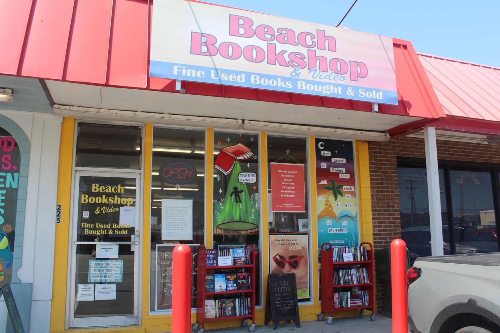 The Beach Bookshop storefront on Sea Mountain Highway