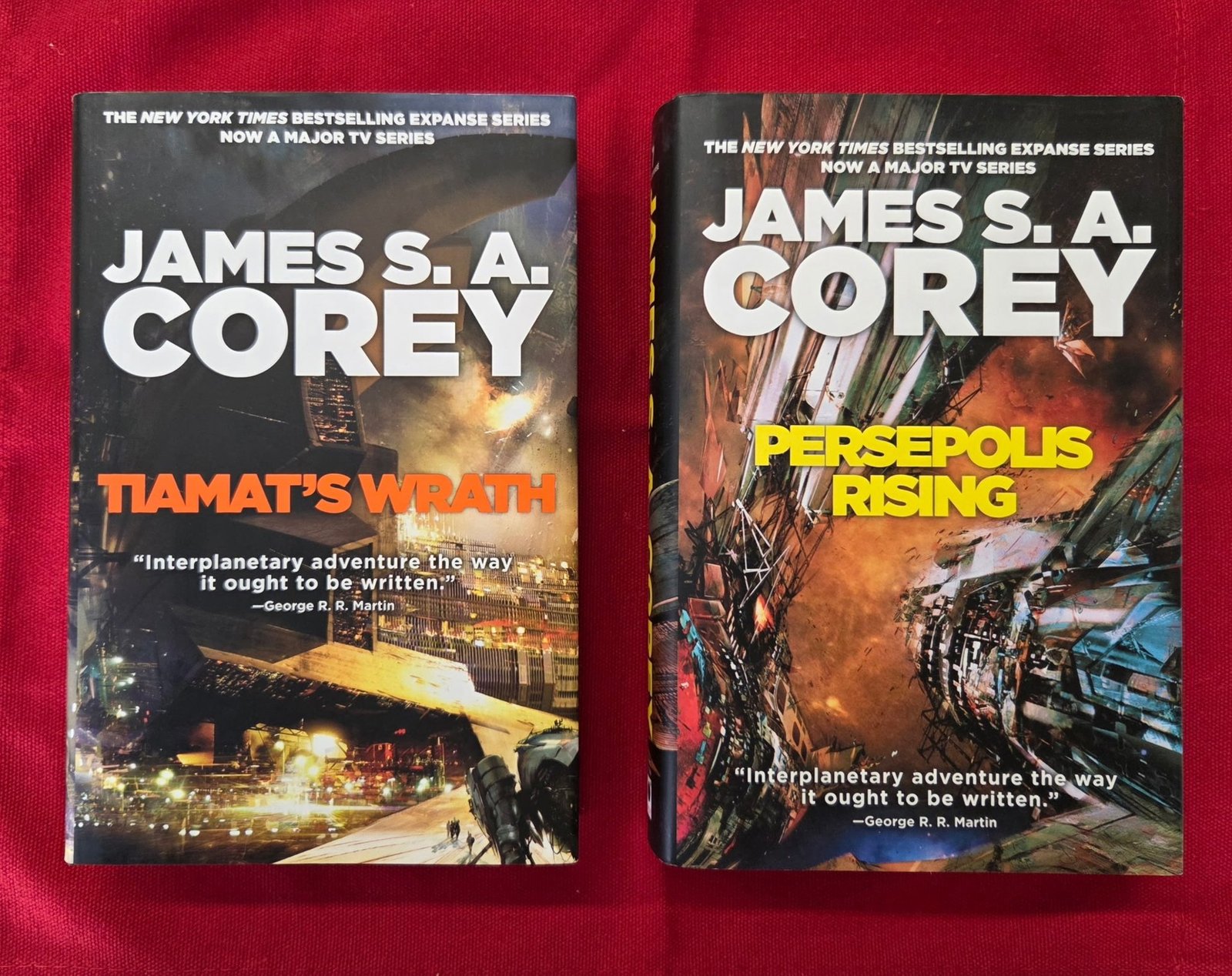 Books 7 and 8 in the Sci-Fi Epanse series.